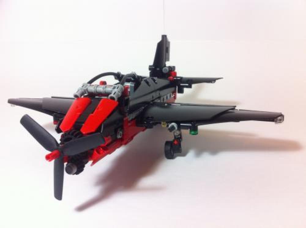 moc-樂高科技航空戰鬥機nzf-1-積木高手-樂高免費圖紙說明書下載